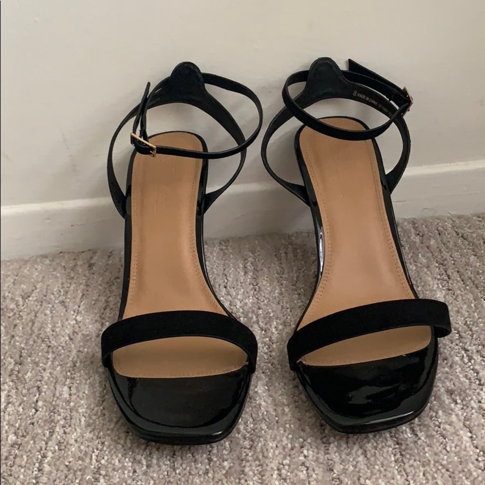 Asos, black, kitten heels.